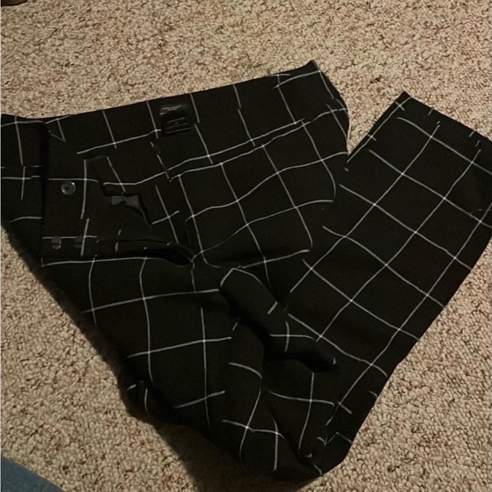 Ann Taylor Dress slacks with tan design size 8